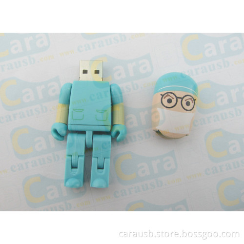 Super cute cartoon doctor USB flash drive